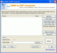 DWG to PDF Converter Any screenshot